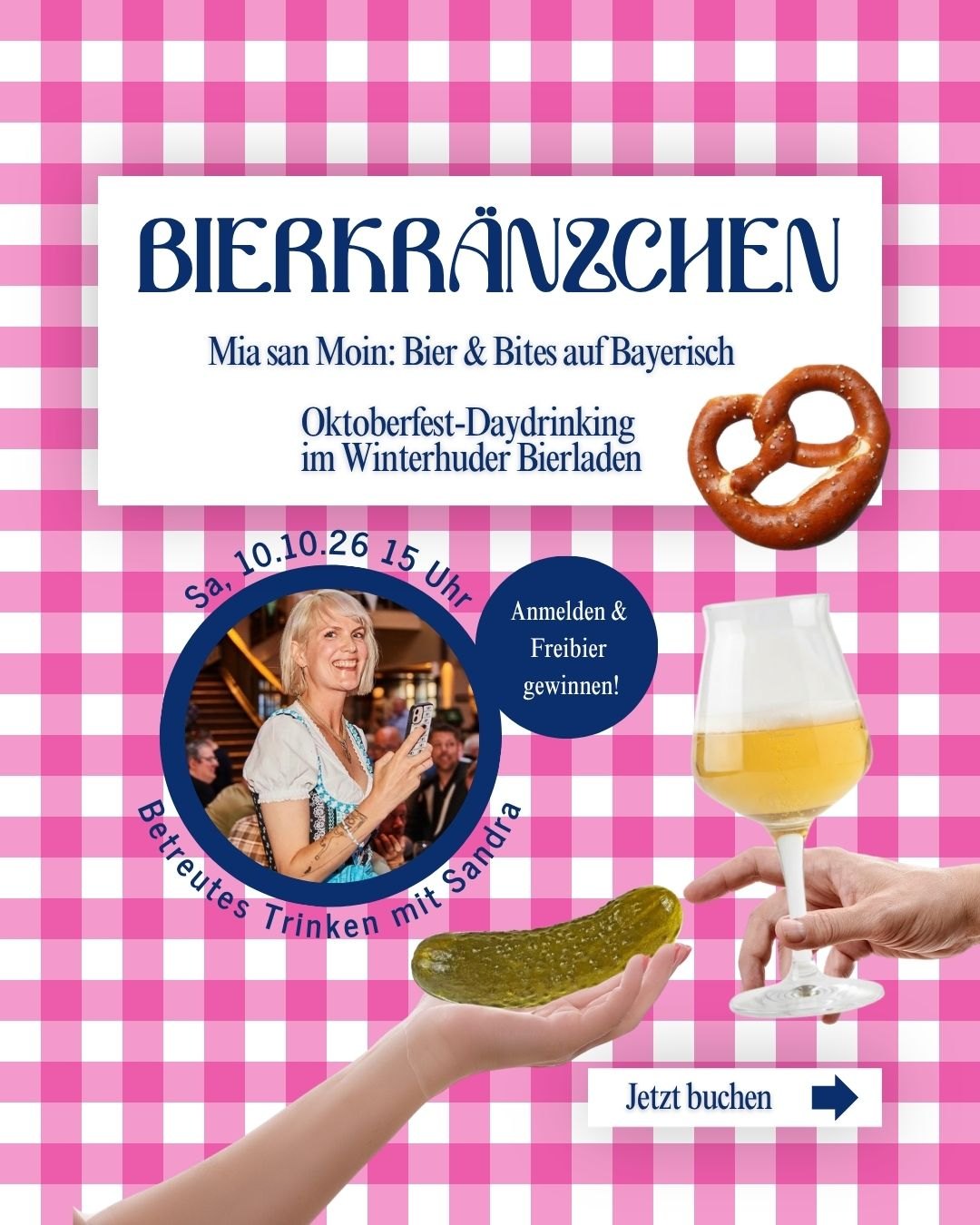 Bierkränzchen Mia san Moin: Oktoberfest-Daydrinking am Sa, 10.10.26, 15 Uhr im Winterhuder Bierladen