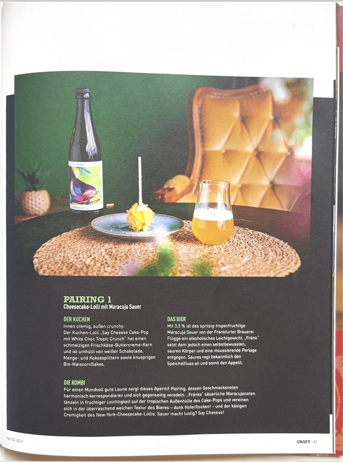 Meiningers CRAFT – Bierkränzchen Presseartikel, Story S.4